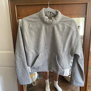 Lululemon Cropped Grey Sweatshirt/Jacket